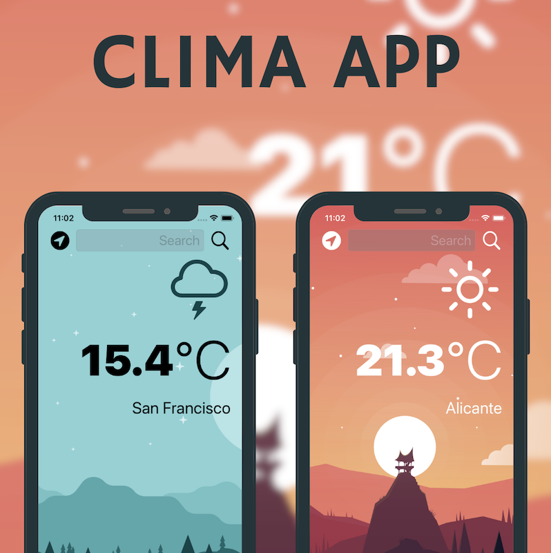 Clima App screenshot