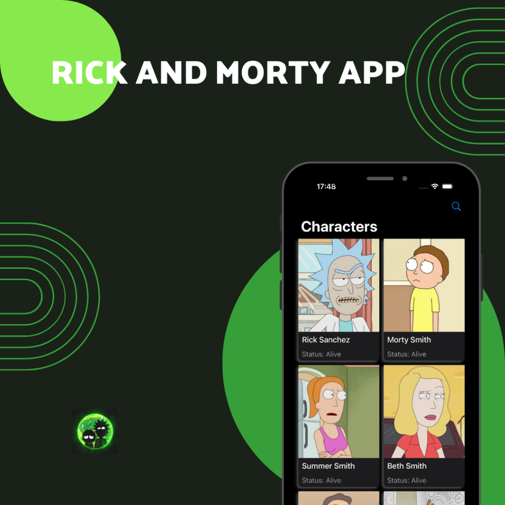 Rick and Morty App screenshot